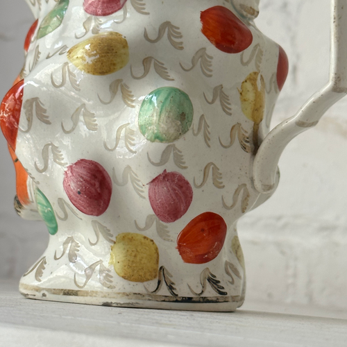 19th-century English Staffordshire Satyr Small Pitcher