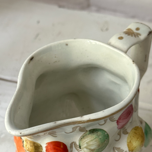 19th-century English Staffordshire Satyr Small Pitcher
