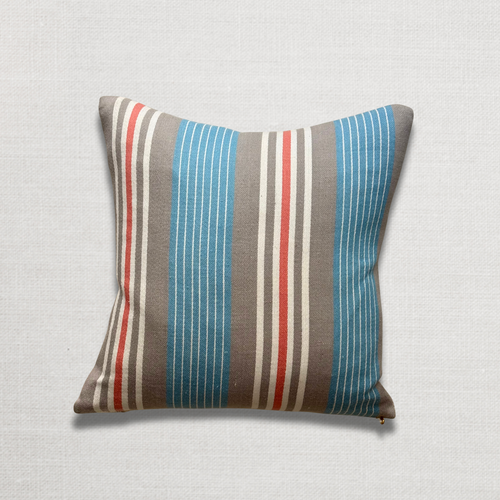 Custom 19th Century French Ticking Pillow (#12)