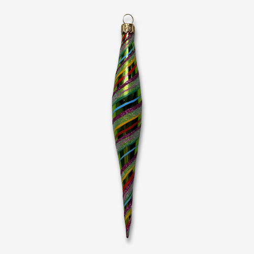 Multicolor Icicle Ornament