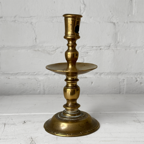 17th-century Heemskerk Brass Candlestick