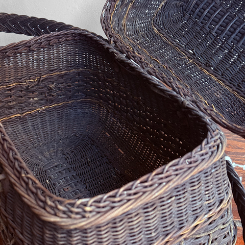 19th-Century French Market Basket (#4)