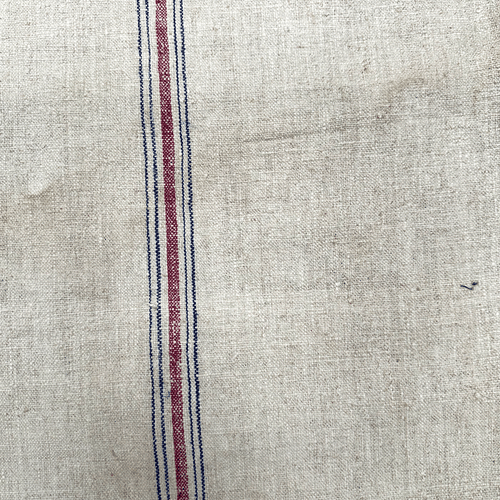 8'1" x 7'2" Antique European Linen Wagon Cover (#4)