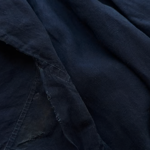 19th-century French Indigo Smock (#S-04)