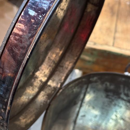 19th-century American Flour Tin Container