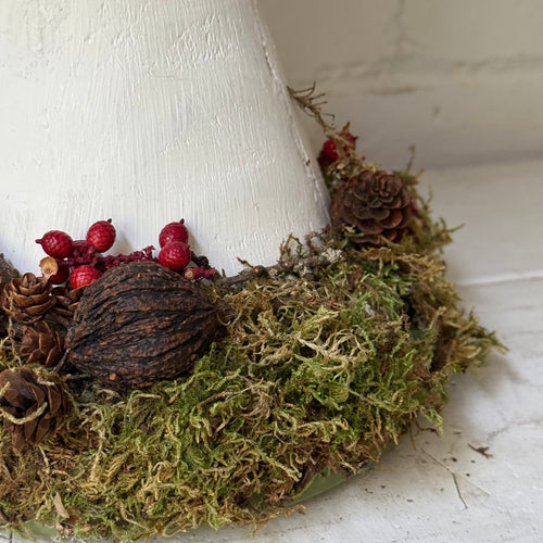 Handmade Wooden Mushroom Creation (#4) by Crystal Sloan