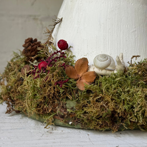 Handmade Wooden Mushroom Creation (#4) by Crystal Sloan
