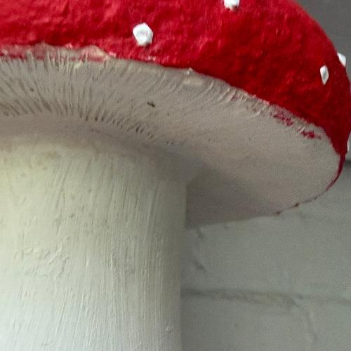 Handmade Wooden Mushroom Creation (#4) by Crystal Sloan
