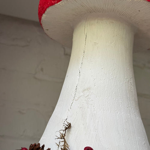 Handmade Wooden Mushroom Creation (#4) by Crystal Sloan