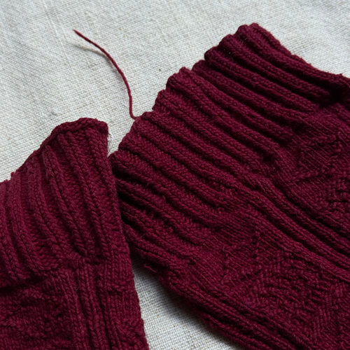Pair of Antique German Socks (#4)