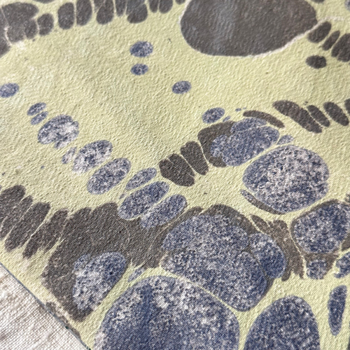 Hand Marbled One-of-a-Kind Zipper Pouch (#P04)