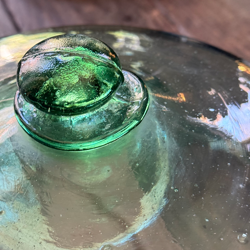 Large 19th-century French Glass Cloche de Melon (LG-04)