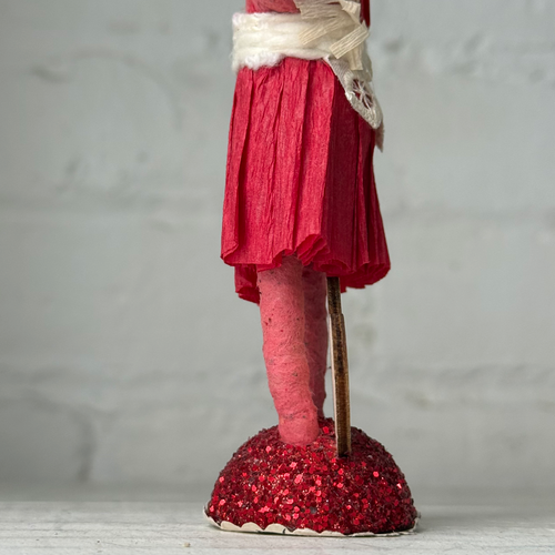 Spun Cotton Valentine's Day Girl with Heart #4