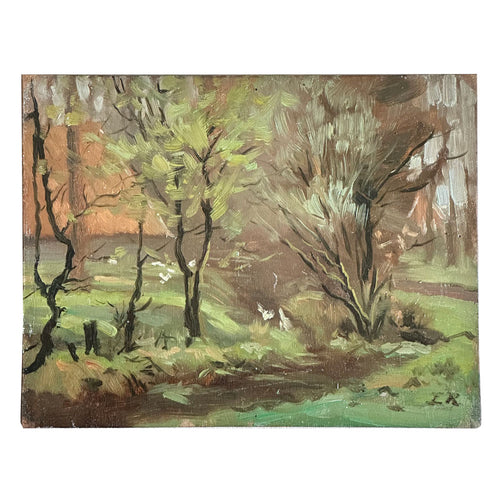 Evert Rabbers Landscape Painting (2351)