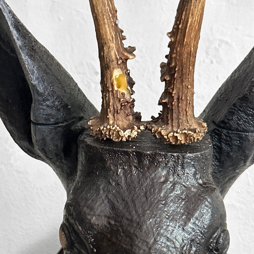Black Forest Carved Deer (#547)