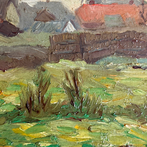 Evert Rabbers Landscape Painting (2355)