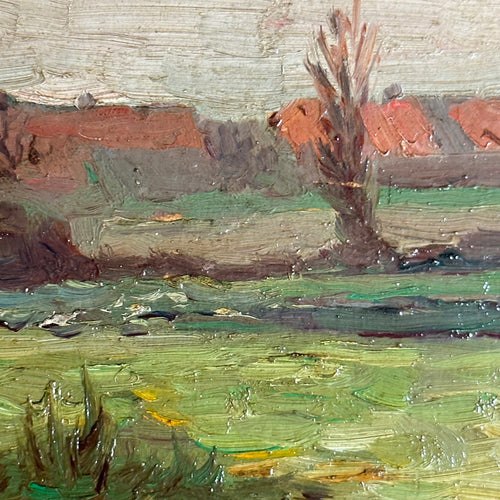 Evert Rabbers Landscape Painting (2355)