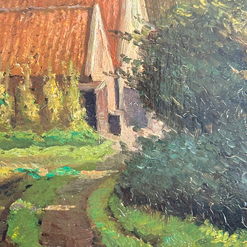 Evert Rabbers Landscape Painting (2357)