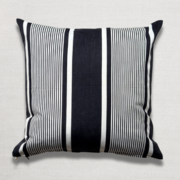 Custom 19th-century French Ticking Pillow (#3-29)