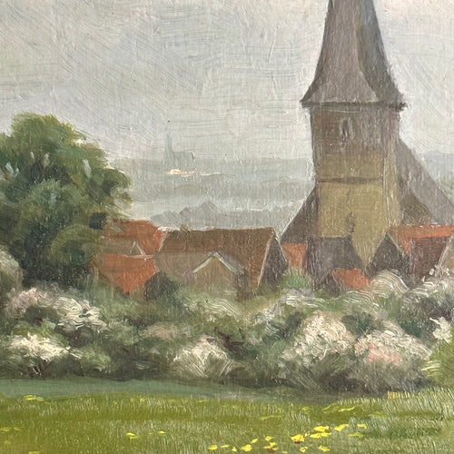 Evert Rabbers Landscape Painting (2358)