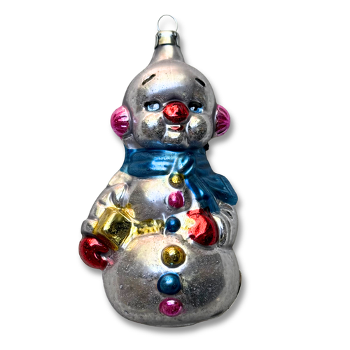 Snowman Clown Ornament