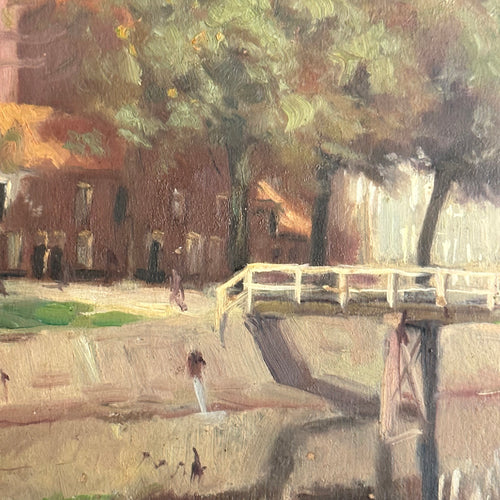 Evert Rabbers Landscape Painting (2359)