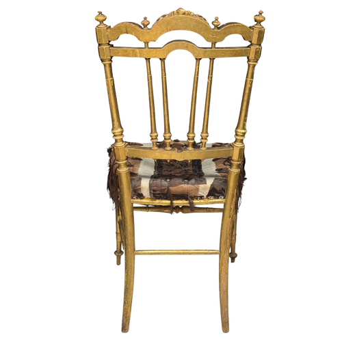 Pair of 19th-century European Gilt Chairs