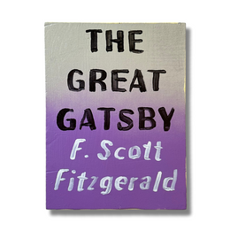 Leanne Shapton "The Great Gatsby" Painted Wooden Book