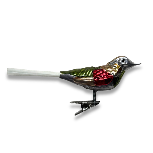 Nostalgic Christmas Bird Clip-on Ornament
