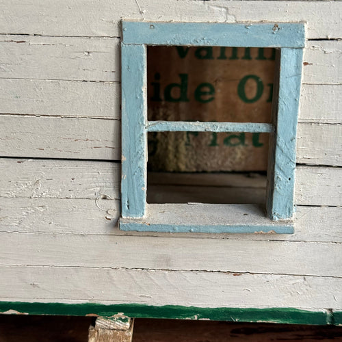 Early 20th-century Painted Folk Dollhouse Cottage