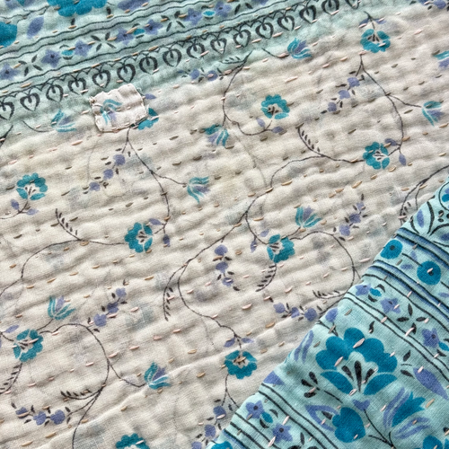 Vintage Sari Baby Blanket (JFB-05)