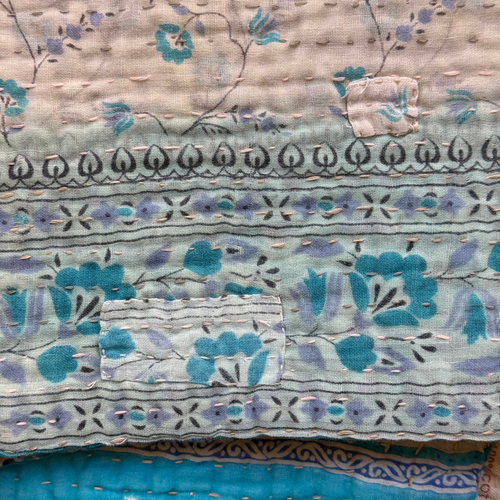 Vintage Sari Baby Blanket (JFB-05)