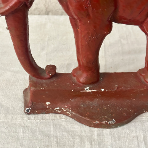 Antique American Cast Iron Elephant Doorstop