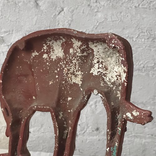 Antique American Cast Iron Elephant Doorstop