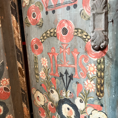 Early 19th-century Austrian Tyrolean Folk Art Cabinet