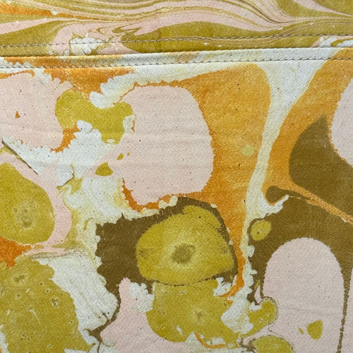 Hand Marbled One-of-a-Kind Pillow (SW05)