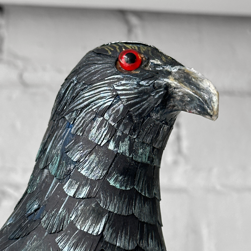 Papier-Mâché Greater Coucal Bird #37