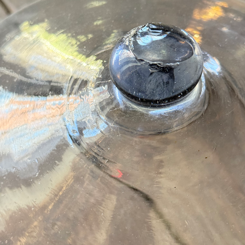 Large 19th-century French Glass Cloche de Melon (LG-05)