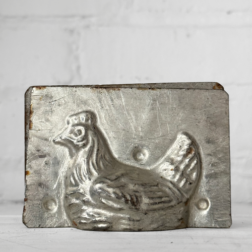 Antique Chocolate Turkey Tin Mold  (#05)