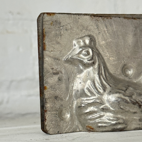 Antique Chocolate Turkey Tin Mold  (#05)