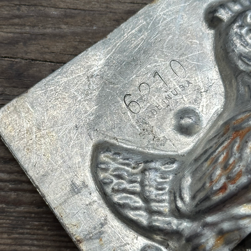 Antique Chocolate Turkey Tin Mold  (#05)