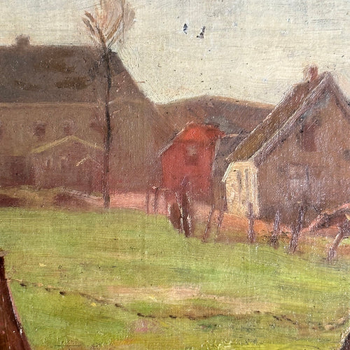 Evert Rabbers Landscape Painting (2360)
