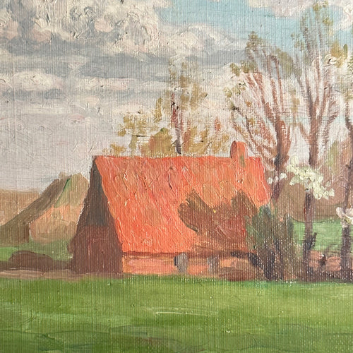 Evert Rabbers Landscape Painting (2362)