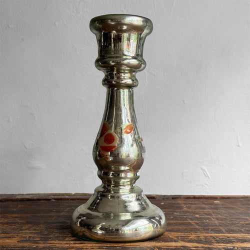 19th-century Mercury Glass Candle Holder (#10-6)
