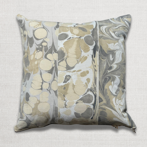 Hand Marbled One-of-a-Kind Pillow (SW03)