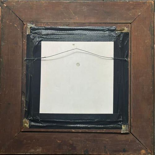 Early 20th Century American 20.5" H Arts & Crafts Cigar Mirror