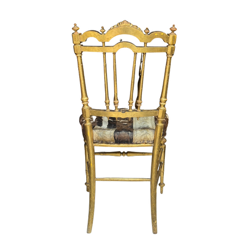 Pair of 19th-century European Gilt Chairs
