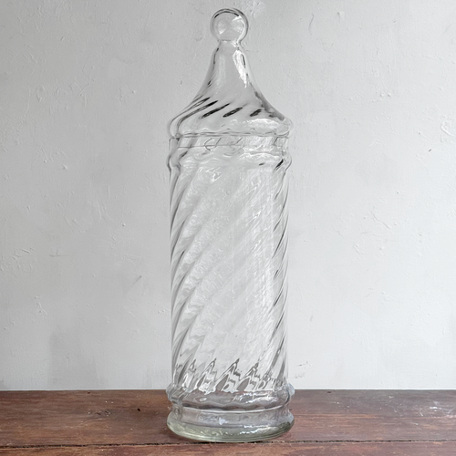 Large 19th-century French Lidded Jar (17D)