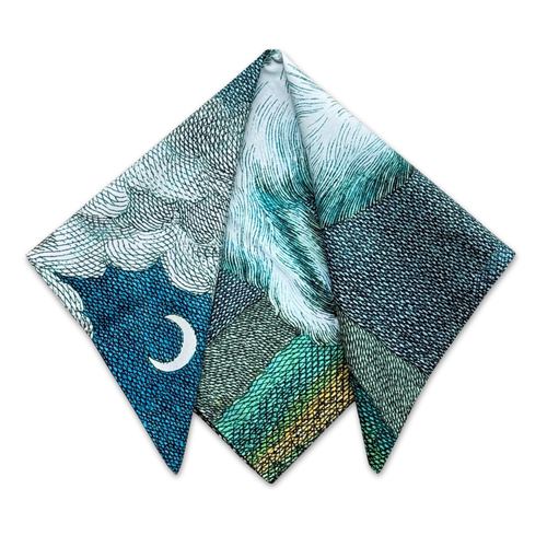 Wolf Dog Cotton Bandana