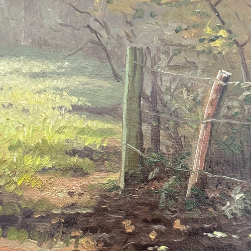Evert Rabbers Landscape Painting (2373)
